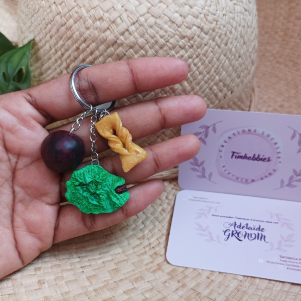 souvenir réunion: fruit de la passion/réunion/bonbon cravate