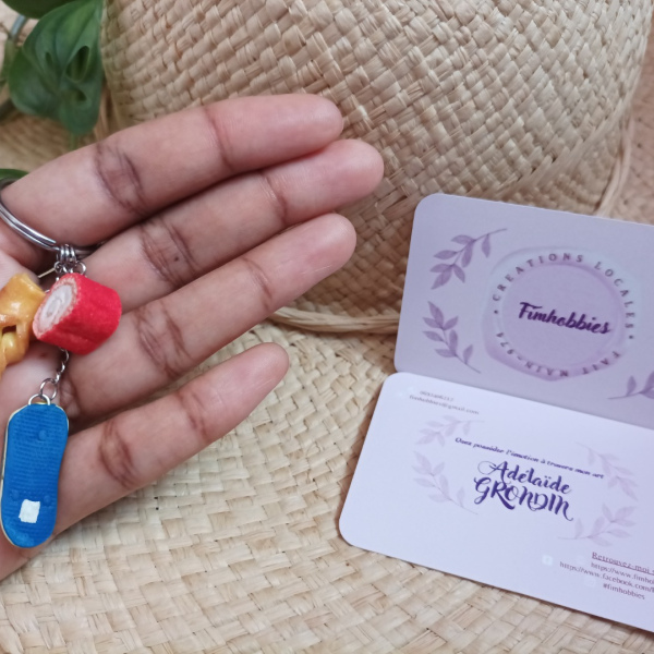 souvenir réunion: cravate/savate/chemin de fer