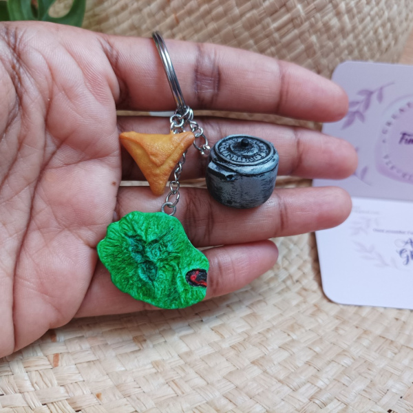 souvenir réunion: réunion/marmite/samoussa