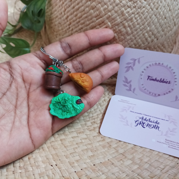 souvenir réunion: pinte piments/pâté créole/réunion