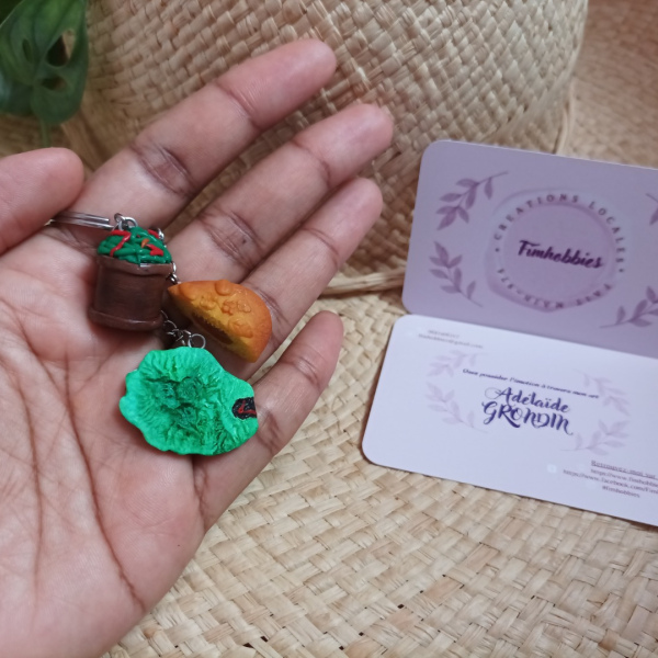 souvenir réunion: pinte piments/pâté créole/réunion