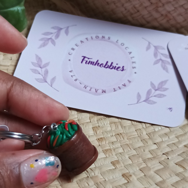 souvenir réunion: marmite/pinte piments /case créole