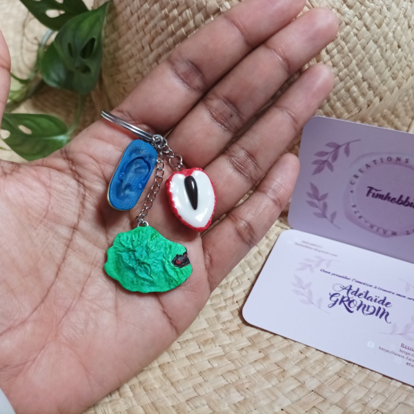 souvenir réunion: letchis/réunion/savate