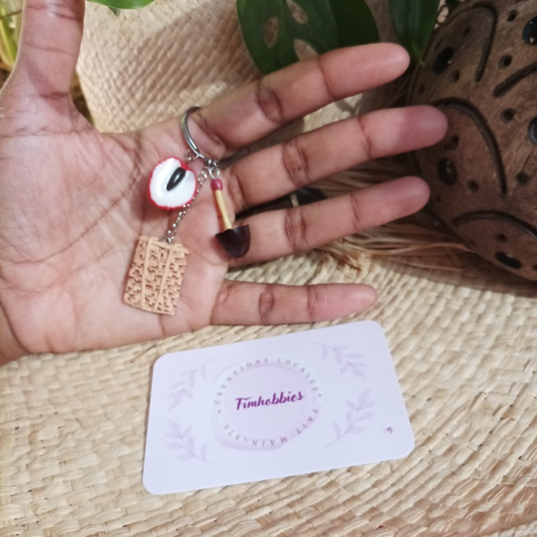 souvenir réunion: bertèl / letchis / toupie